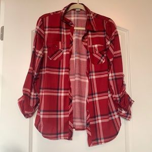 Large red flannel